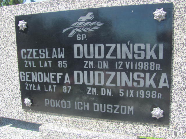 Grób Czesław Dudziński
