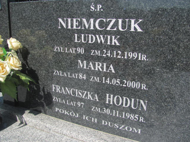 Ludwik Niemczuk 1902 Wohyń - Grobonet - Wyszukiwarka osób pochowanych