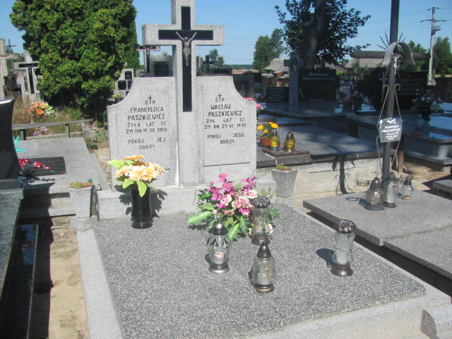 Grób Franciszka Paszkiewicz