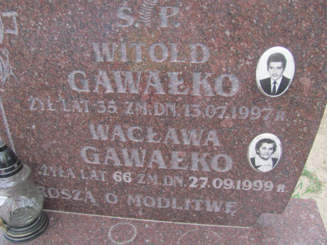 Wacława Gawałko 1933 Wohyń - Grobonet - Wyszukiwarka osób pochowanych