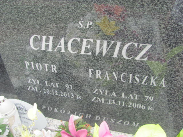 Piotr Chacewicz 1922 Wohyń - Grobonet - Wyszukiwarka osób pochowanych