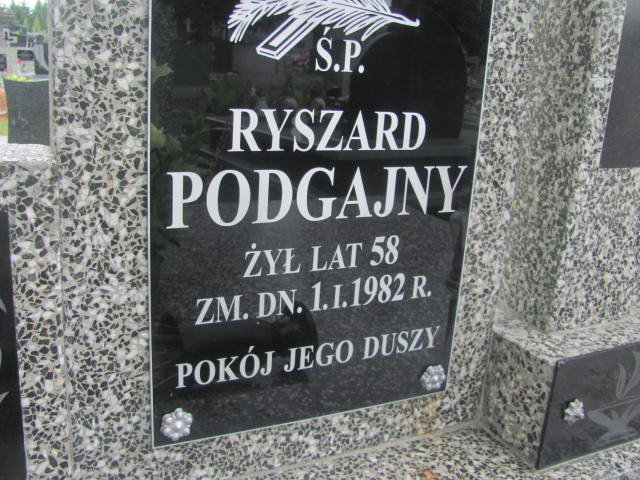 Ryszard Podgajny 1923 Wohyń - Grobonet - Wyszukiwarka osób pochowanych