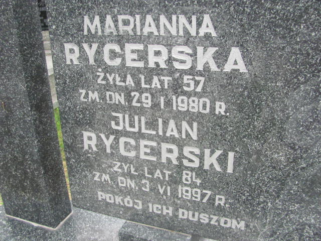 Marianna Rycerska 1923 Wohyń - Grobonet - Wyszukiwarka osób pochowanych