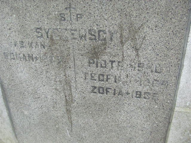 Zofia Syczewska 1901 Wohyń - Grobonet - Wyszukiwarka osób pochowanych