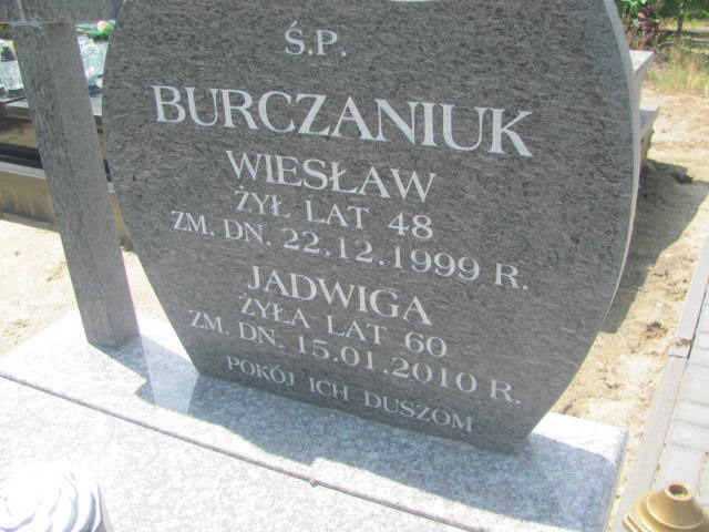 WIESŁAW JAN Burczaniuk  1951 Wohyń - Grobonet - Wyszukiwarka osób pochowanych