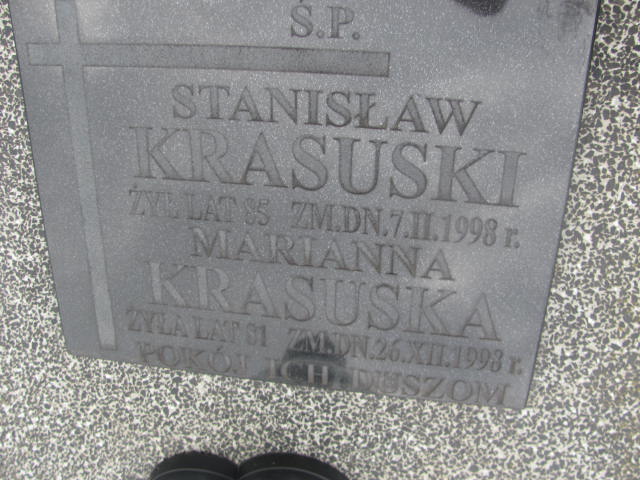 Marianna Krasuska  1917 Wohyń - Grobonet - Wyszukiwarka osób pochowanych