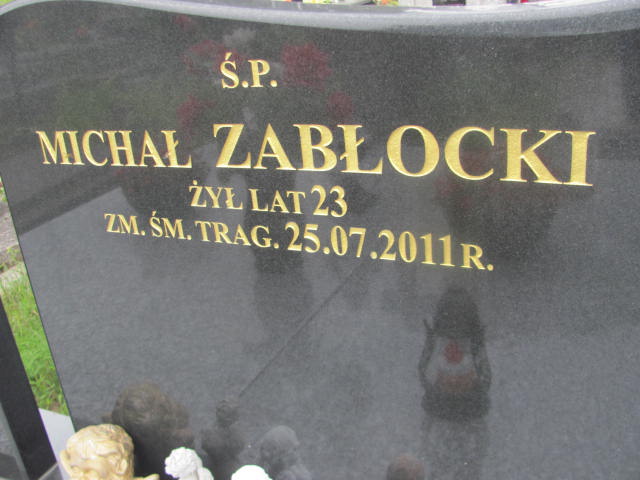 Michał Krzysztof Zabłocki 1988 Wohyń - Grobonet - Wyszukiwarka osób pochowanych