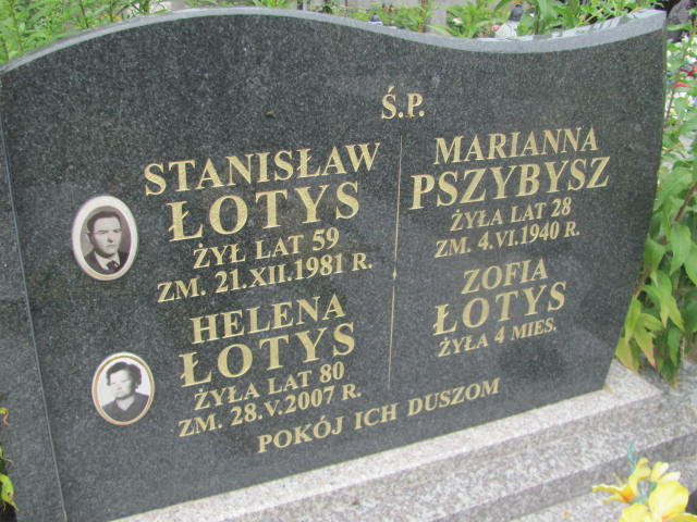 Helena Łotys 1927 Wohyń - Grobonet - Wyszukiwarka osób pochowanych