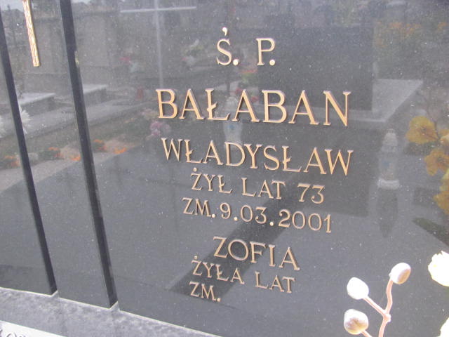 Stanisław Bałaban 1953 Wohyń - Grobonet - Wyszukiwarka osób pochowanych