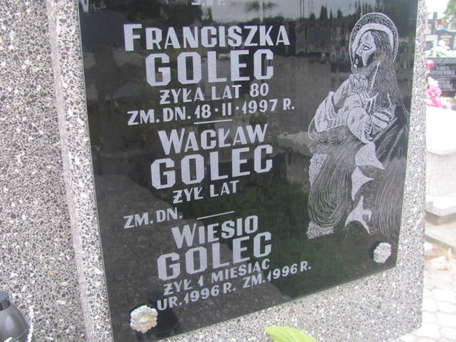 Franciszka Golec  1917 Wohyń - Grobonet - Wyszukiwarka osób pochowanych