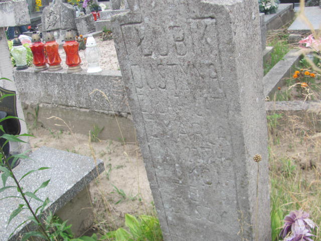 Grób Justyna Łubik