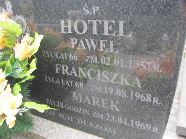 Paweł Hotel Wohyń - Grobonet - Wyszukiwarka osób pochowanych