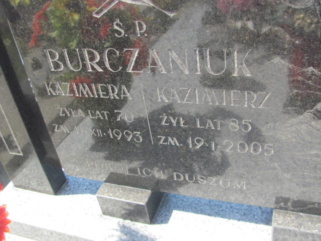 Grób Kazimiera Burczaniuk