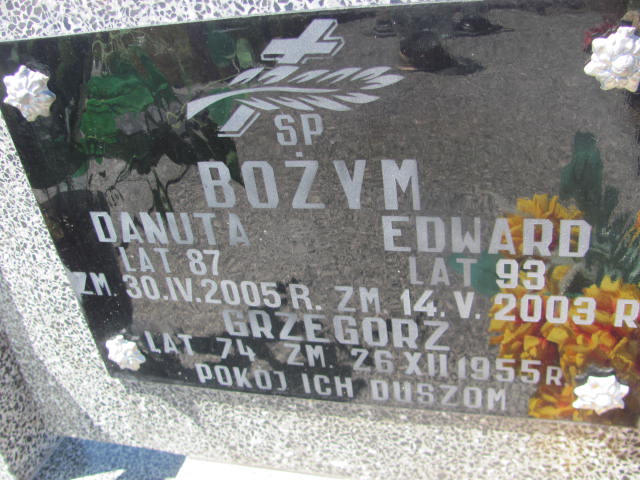 Grzegorz Bożym Wohyń - Grobonet - Wyszukiwarka osób pochowanych