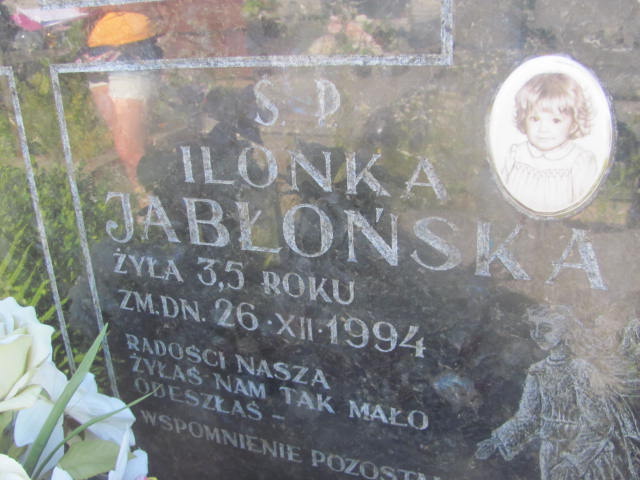 Ilona Jabłońska 1991 Wohyń - Grobonet - Wyszukiwarka osób pochowanych