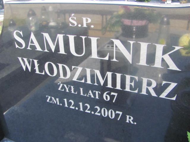 Włodzimierz Samulnik 1940 Wohyń - Grobonet - Wyszukiwarka osób pochowanych