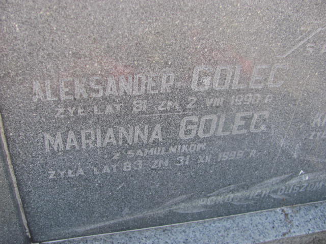 Helena Golec 1953 Wohyń - Grobonet - Wyszukiwarka osób pochowanych